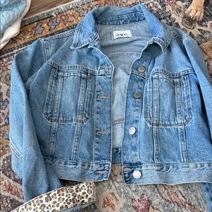 Zara Medium Blue Denim Jacket